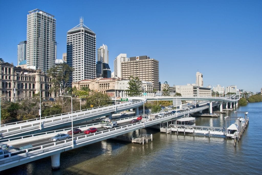 Brisbane city skyline